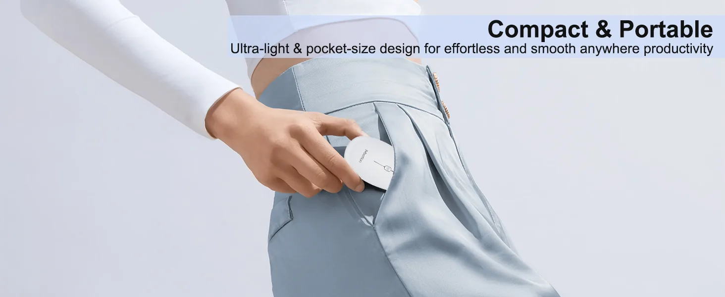 Portable Pocket-Sized Wireless Mouse