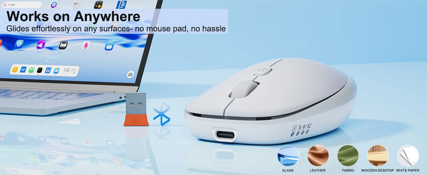 Portable Pocket-Sized Wireless Mouse