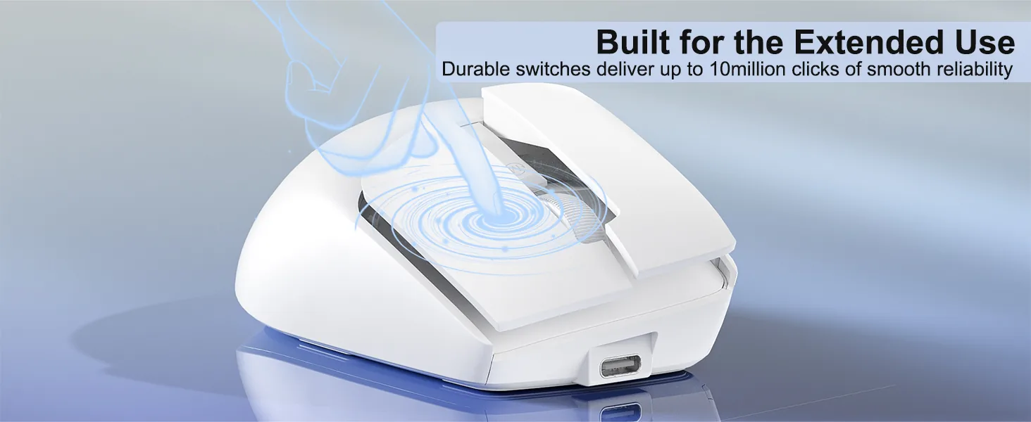 Programmable Tri-mode Wireless Mouse