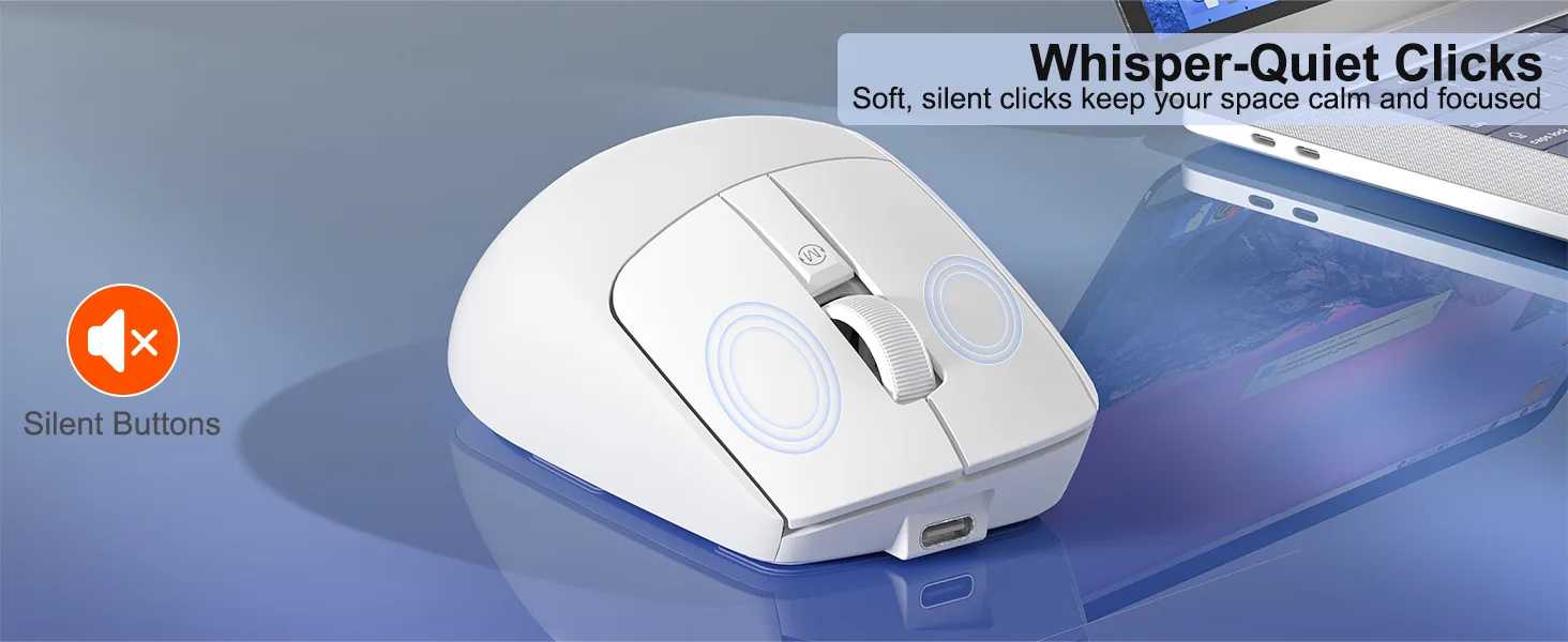Programmable Tri-mode Wireless Mouse