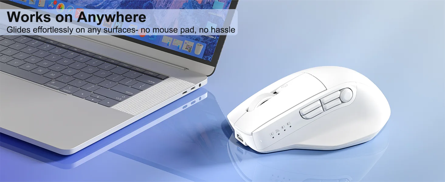 Programmable Tri-mode Wireless Mouse