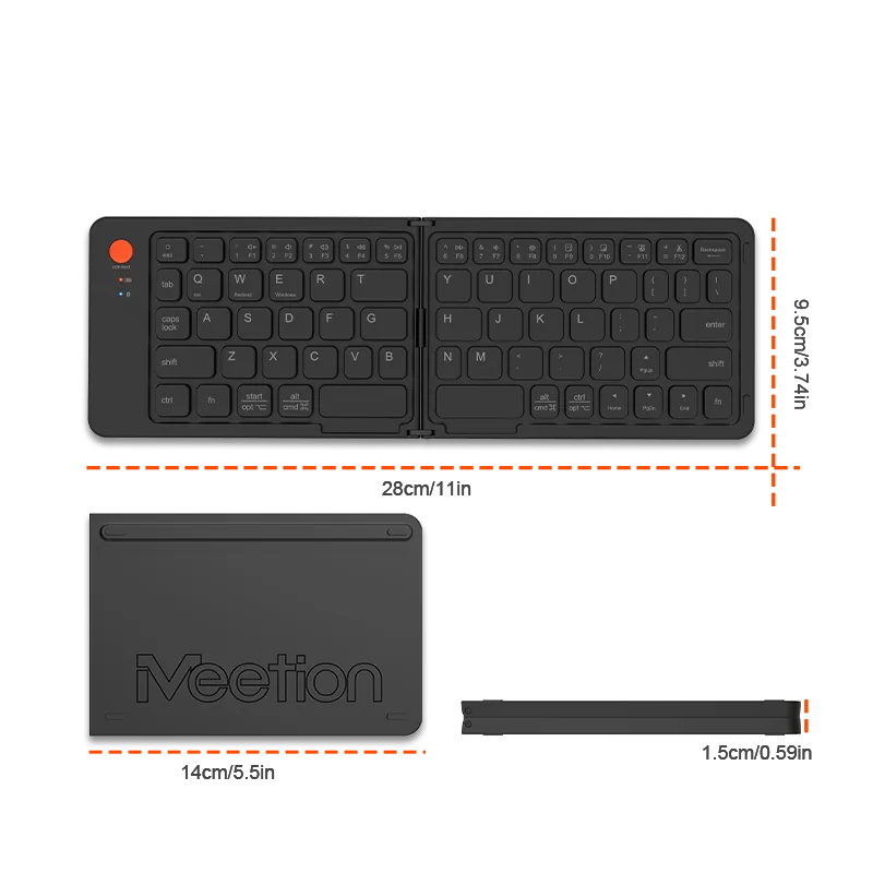 Bluetooth Folding keyboard 13