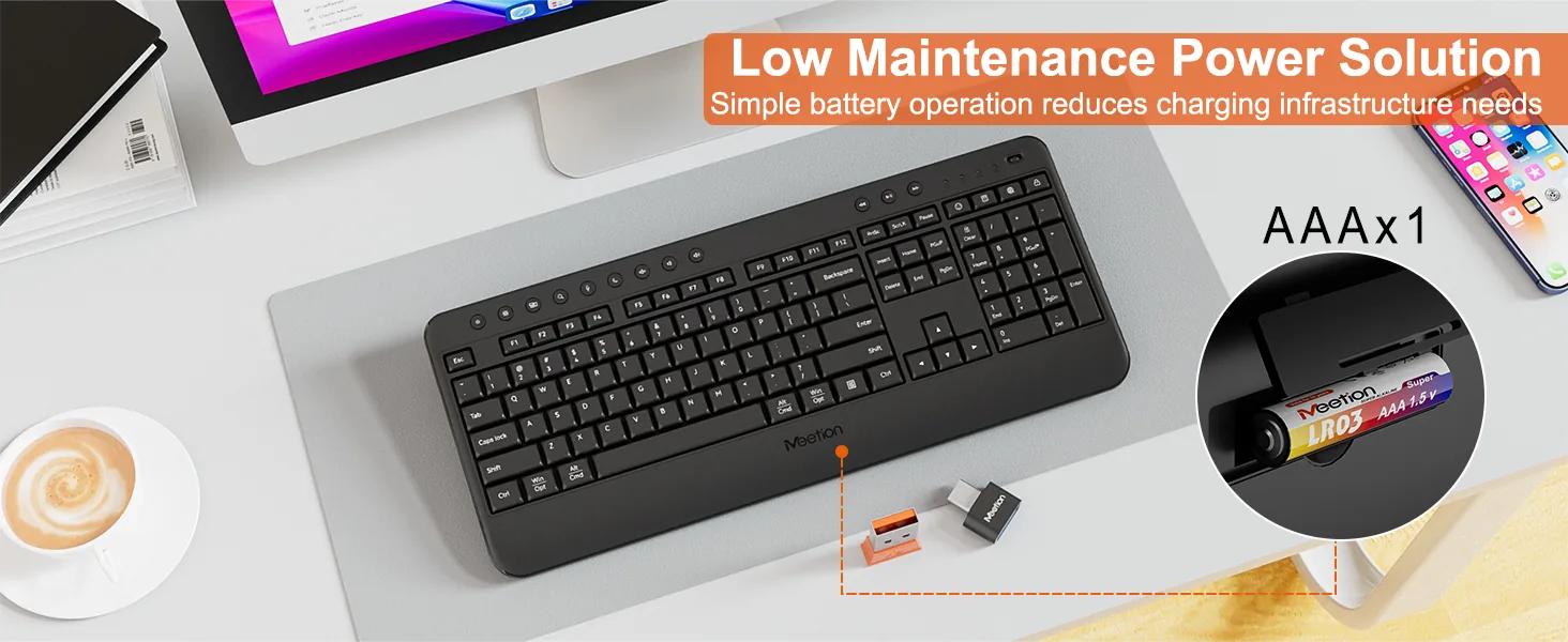 Wireless Full Layout Keyboard