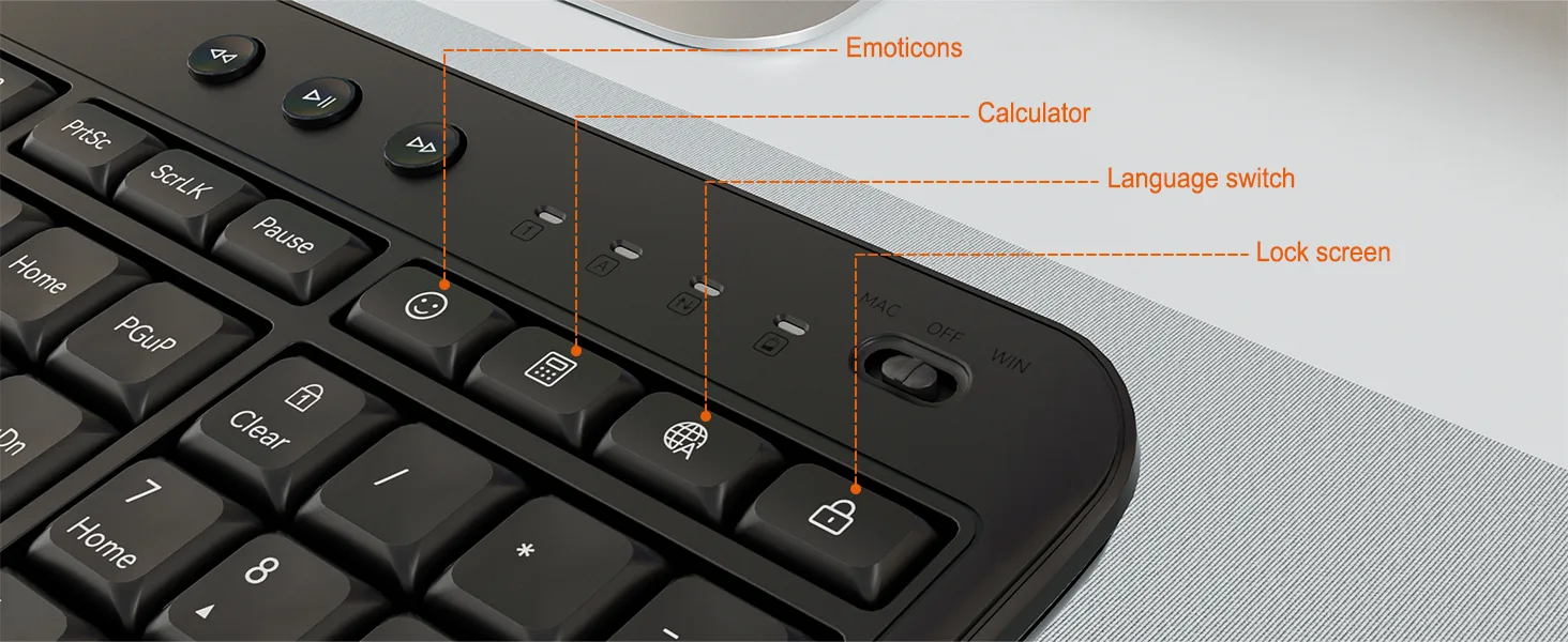 Wireless Full Layout Keyboard
