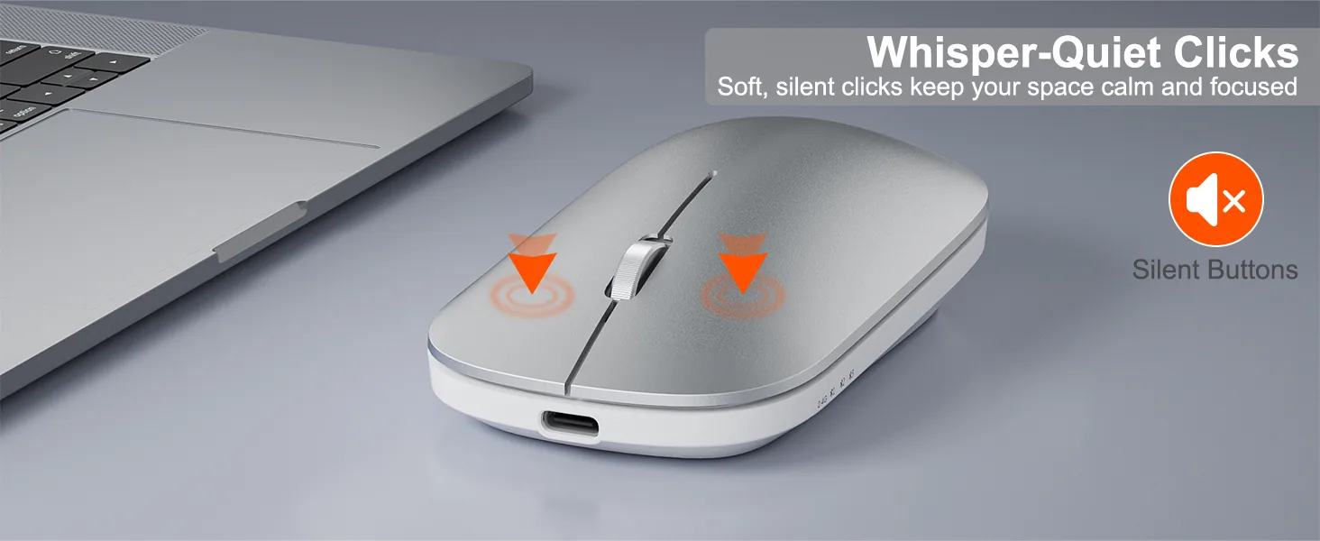 Quad Mode Minimalist Wireless Mouse