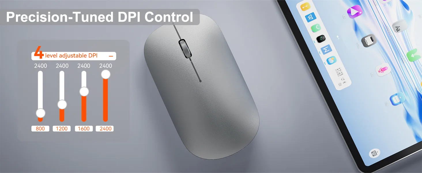 Quad Mode Minimalist Wireless Mouse
