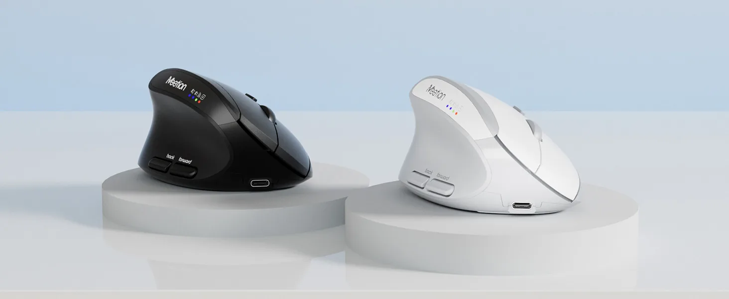 Left Handed Dual-Mode Ergonomic Mouse