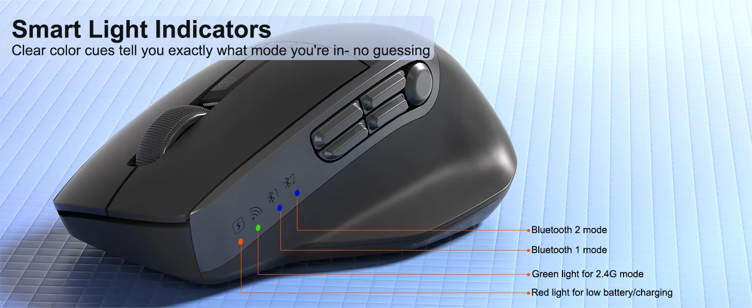Dual Mode Ergonomic Mouse