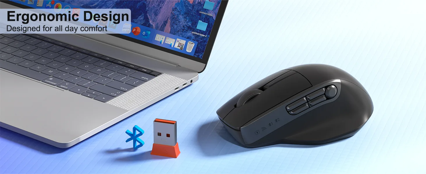 Dual Mode Ergonomic Mouse