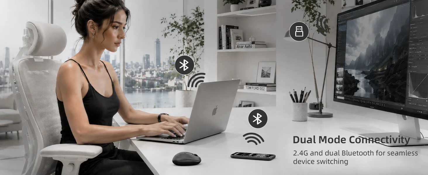 Small Hand Ergonomic Wireless Mouse