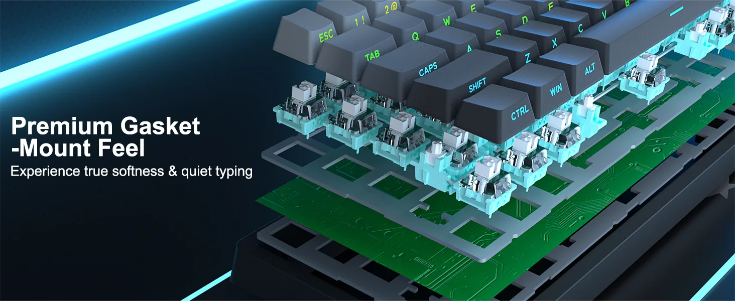 Pro-Grade 65% Compact Mechanical Keyboard