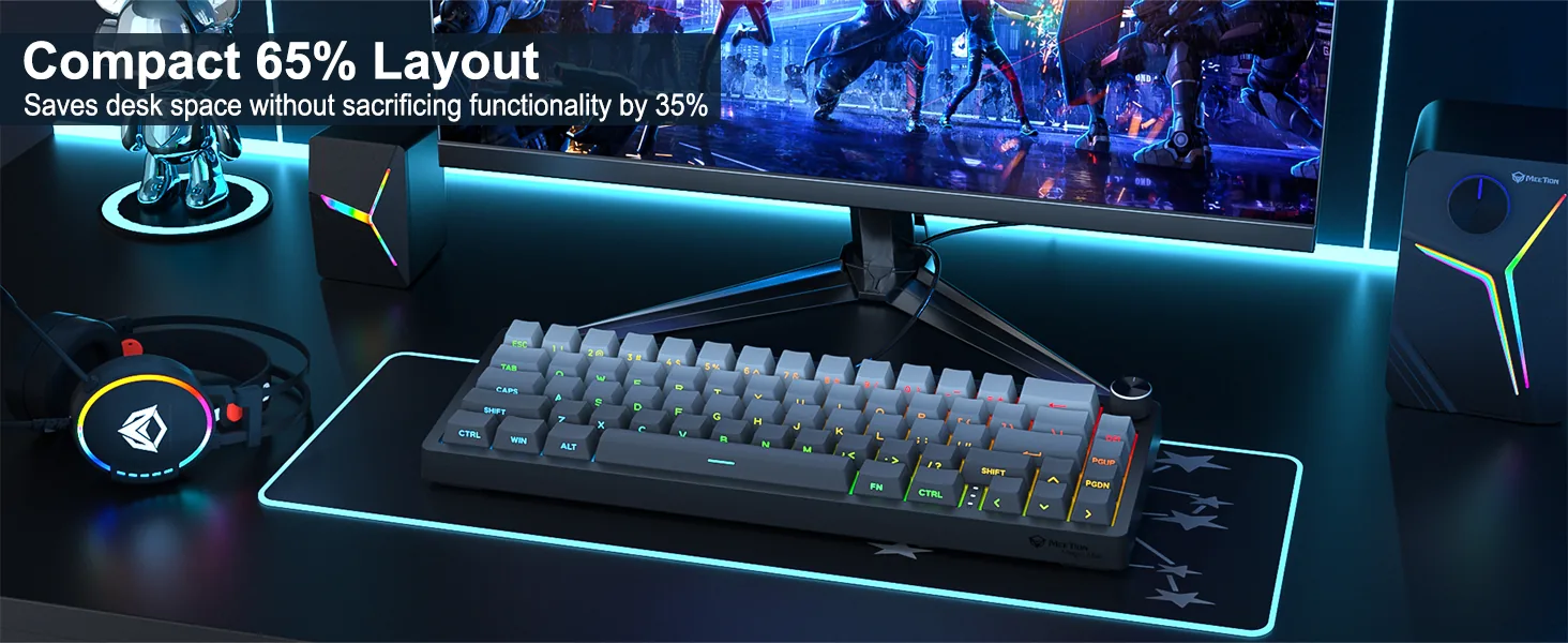 Pro-Grade 65% Compact Mechanical Keyboard