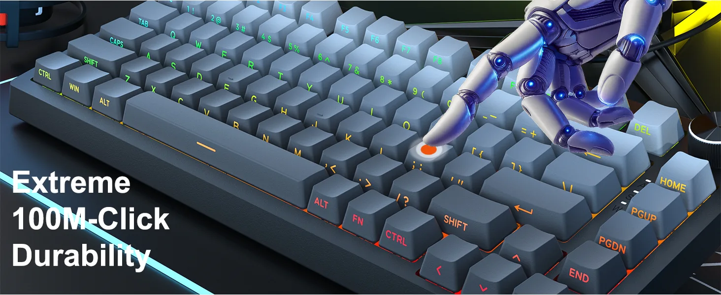 Pro-Grade 75% Compact Mechanical Keyboard
