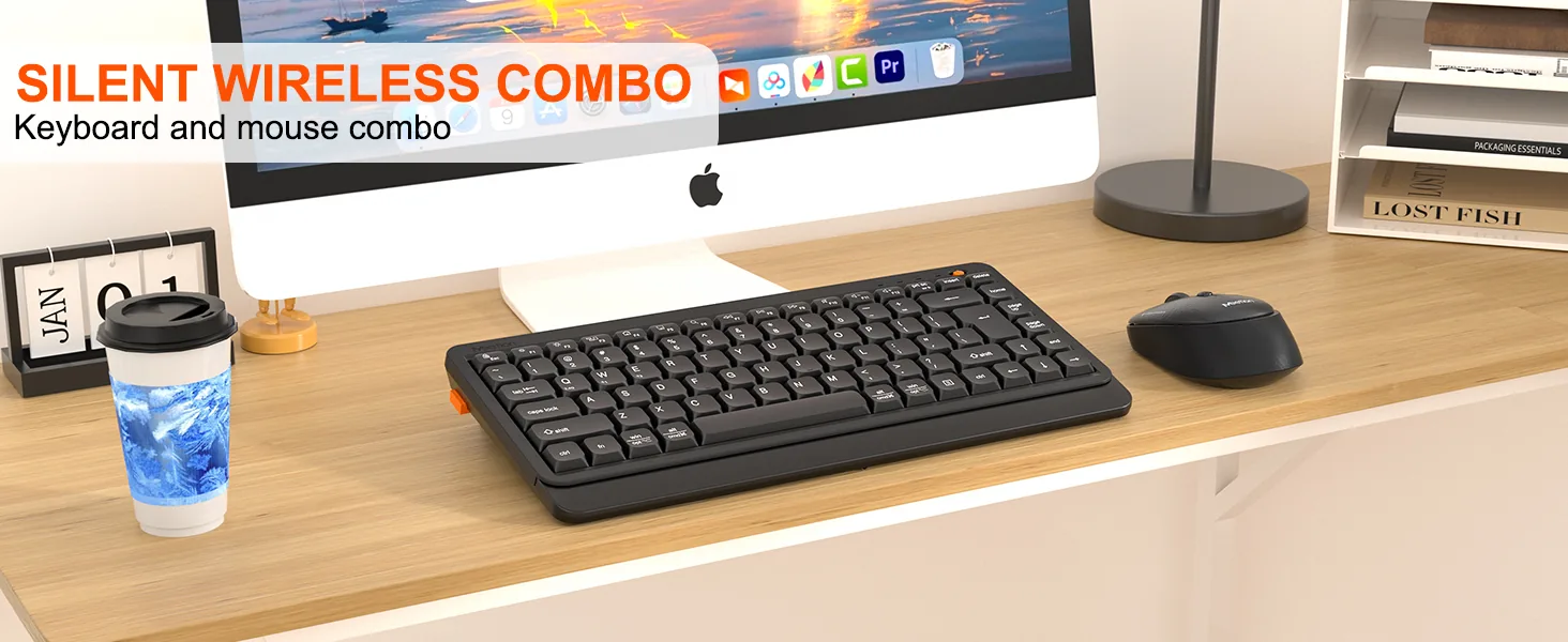 Wireless Dual-Mode Mini Office keyboard & Mouse Combo