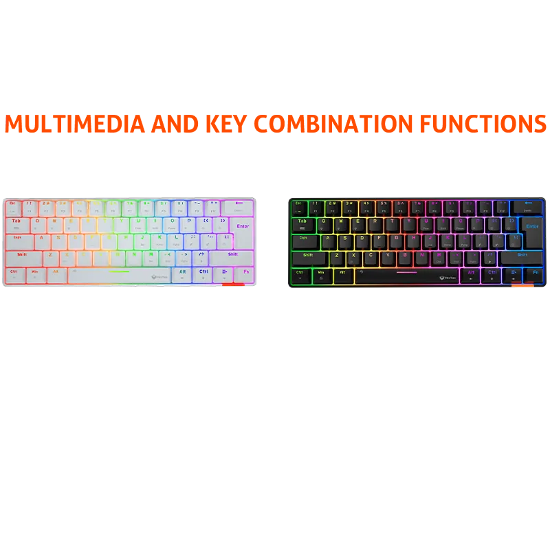 Dual Mode 60% Bluetooth Gaming Keyboard 18