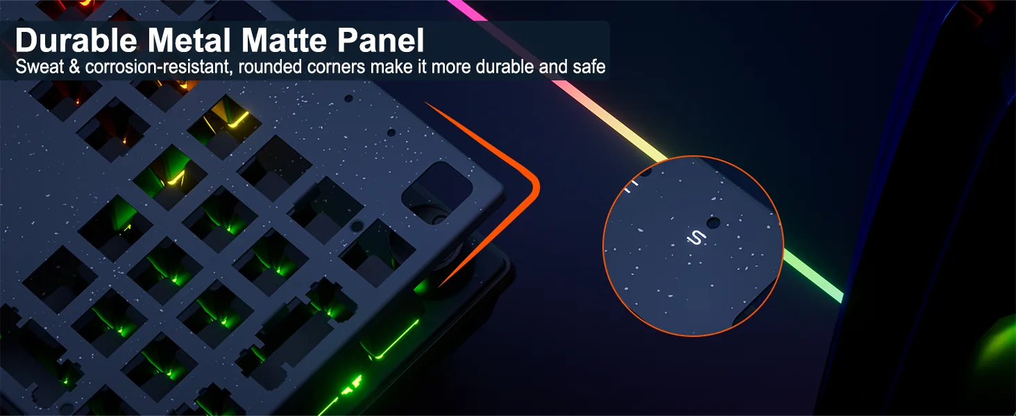 Rainbow Hot Swappable Mechanical Keyboard