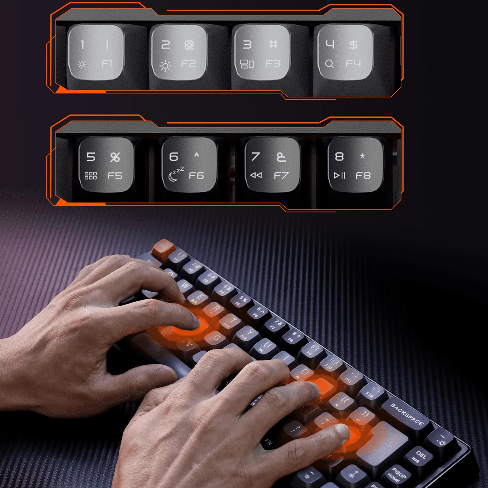 Stepped Keyboard Layout