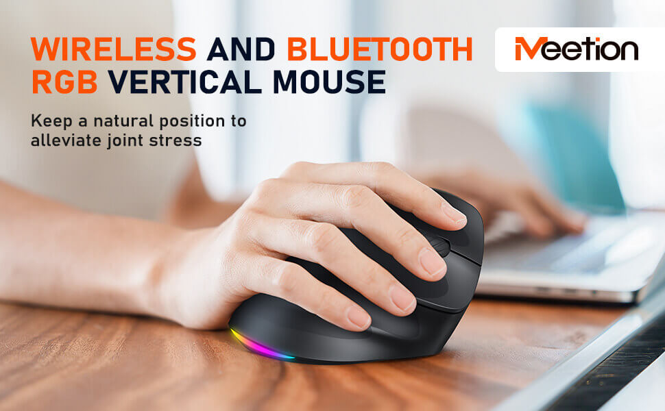 Meetion Bigger Vertical Mouses Better for Gaming