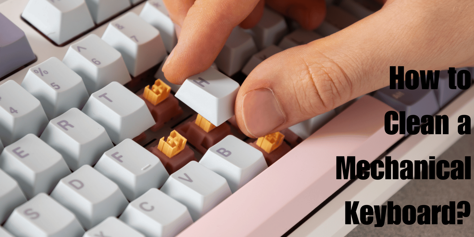 How to Clean a Mechanical Keyboard? 2