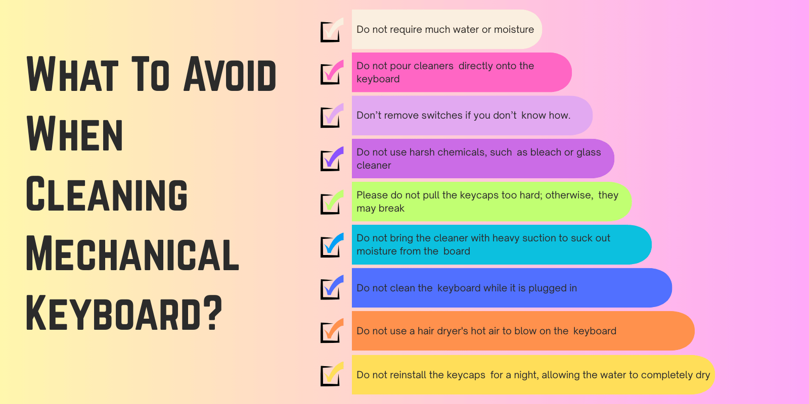 How to Clean a Mechanical Keyboard? 5